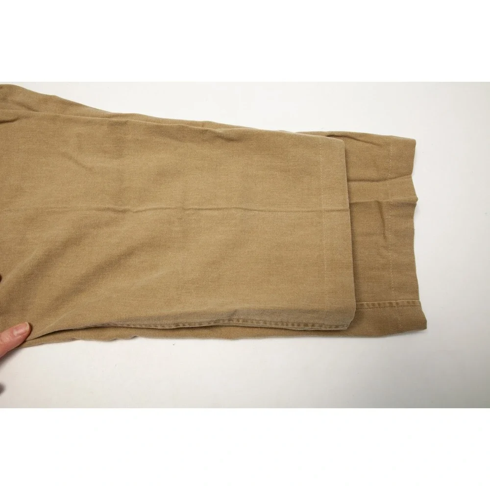 The Territory Ahead Pants Men 40 Actual 38x30 Beige Comfort Wash Pant Flat Front